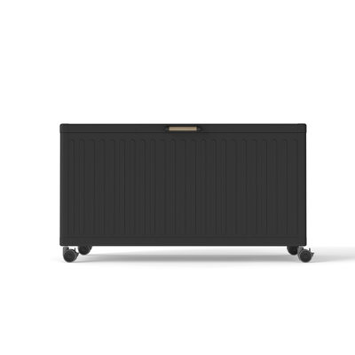 175 Gallon Large Outdoor Deck Box with Wheels