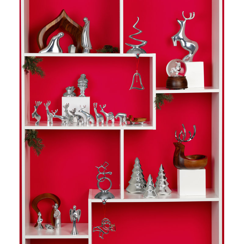 Nambe Mini Christmas Tree Set of 3