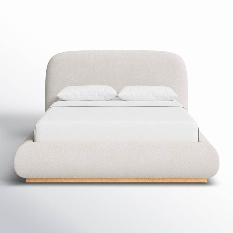 Jennabryanna Boucle Bed, Queen, Ivory