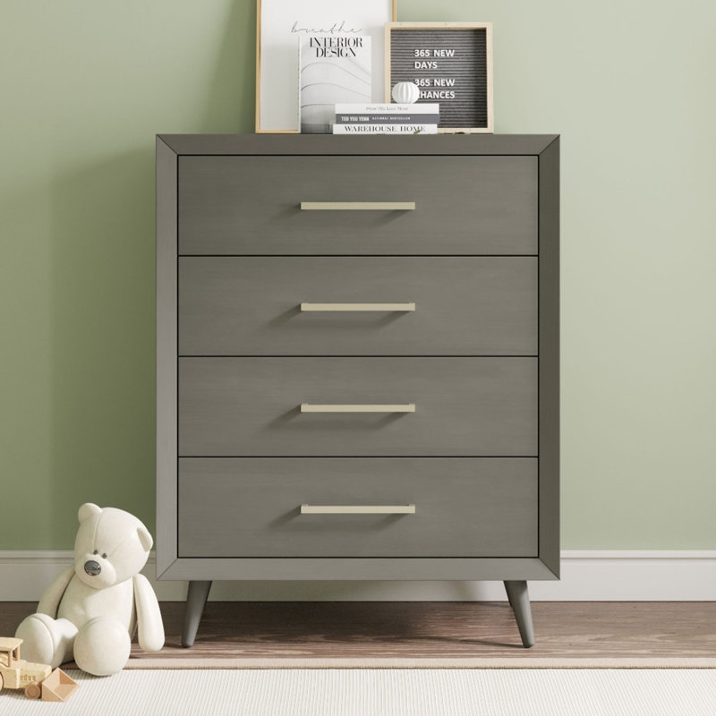 Commode 4 tiroirs Cranbrook, Light grey