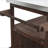 54.33" Farmhouse Rolling Outdoor Kitchen Cart, Solid Wood Frame with Stainless Steel Top, Spice Rack, Towel Rack, Lockable Wheels & Multi-Functional Storage for Patio, Backyard BBQ & Kitchen-1880794981
