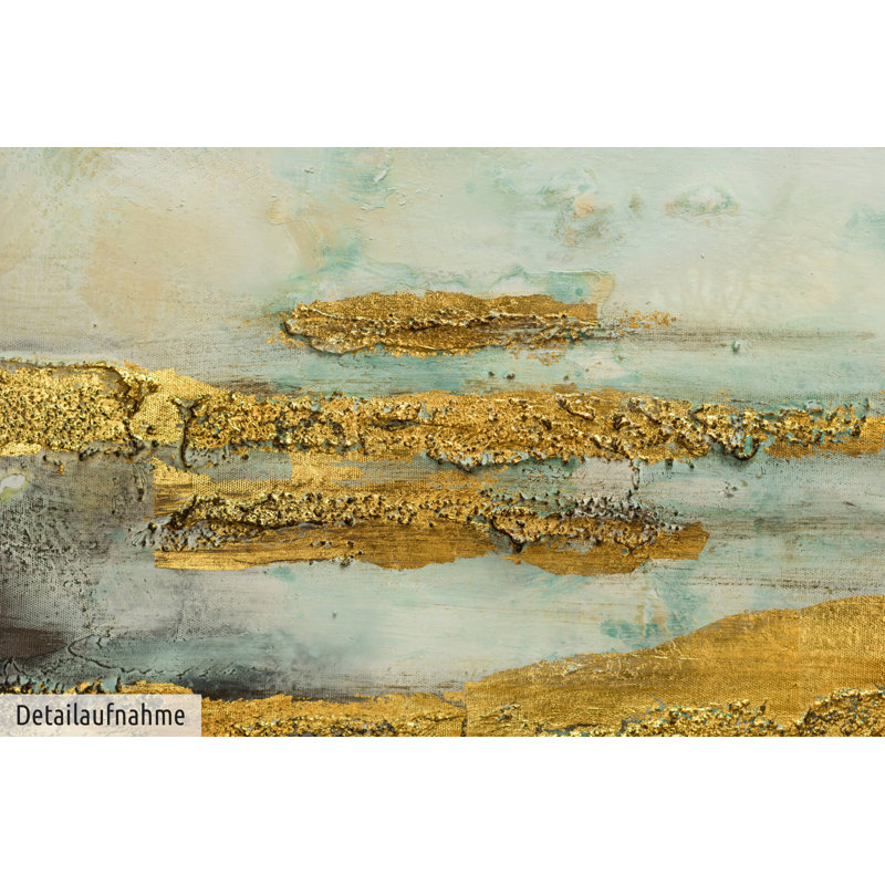 Hand -painted acrylic painting real retreat