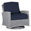Fauteuil oscillant tissé Astoria - Huître / huître-965186659-965185282-1047178502