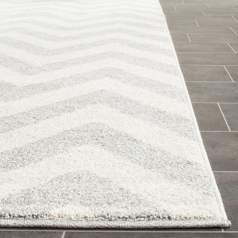 Sharpay Chevron Area Rug, Square 213 cm