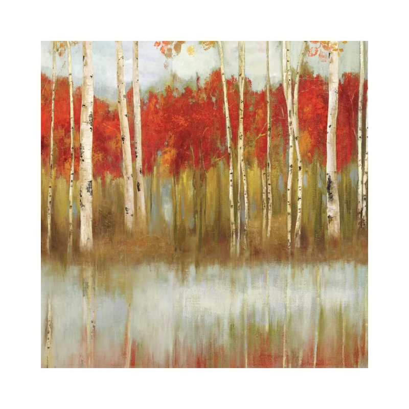 The Edge by Allison Pearce - Painting on Canvas, 30.48 cm H x 30.48 cm W, Wrapped Canvas