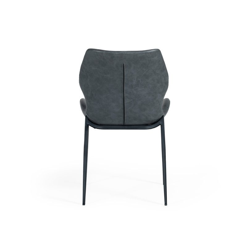 Fauteuil à oreilles Capucine, Gris foncé