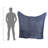 Donna Sharp Chunky Knit Indigo Woven Throw-1655817187
