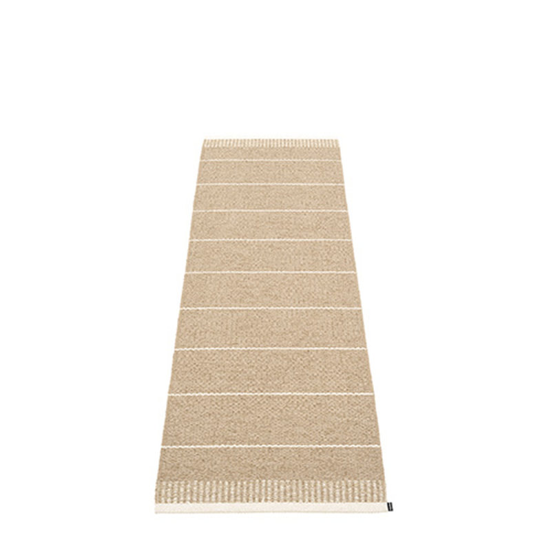 Belle Striped Area Rug in Cream/Beige