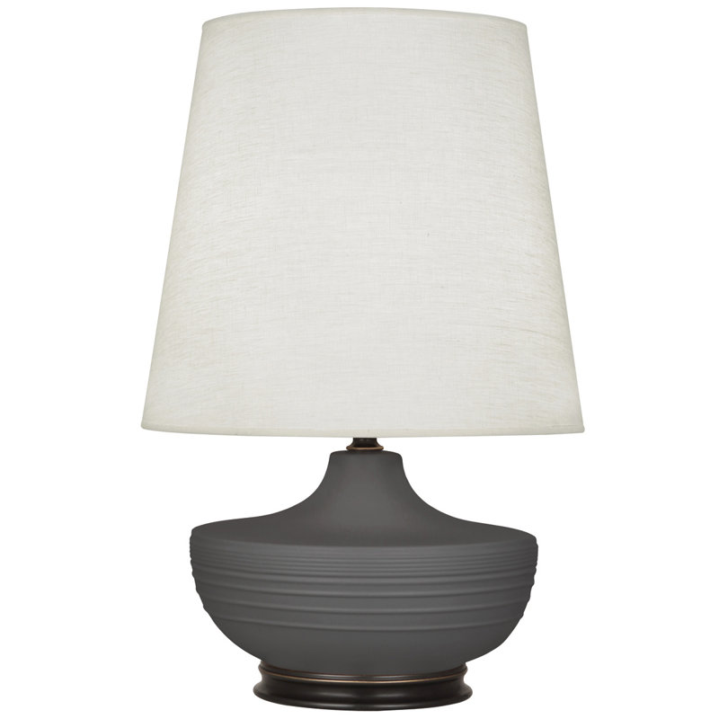 Nolan Table Lamp, Deep Patina Bronze/Matte Ash
