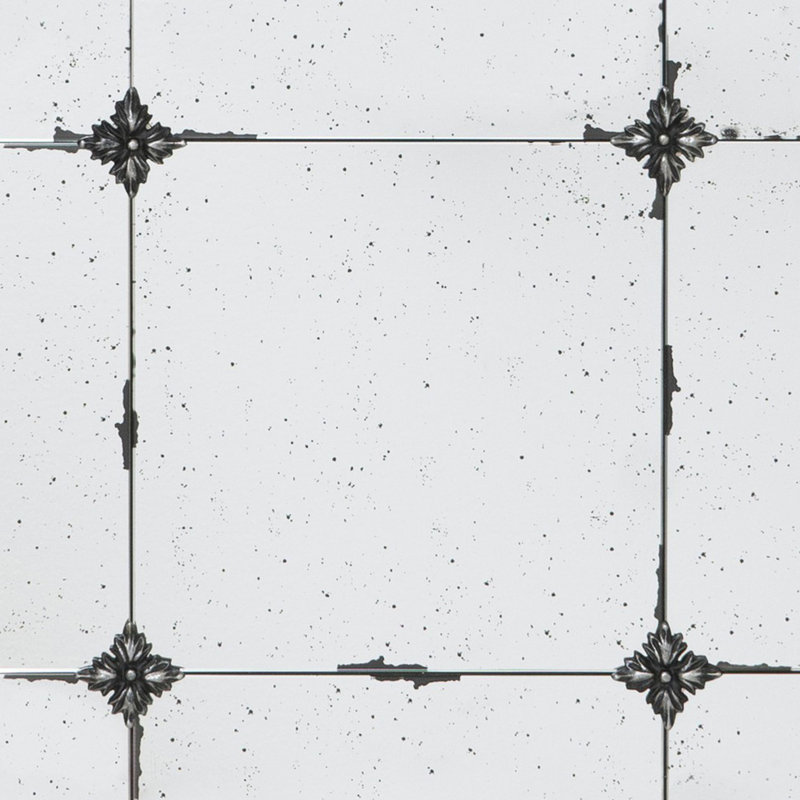 Miroir mural de salle de bain Emilio, Carrée, 35,8 po x 35,8 po