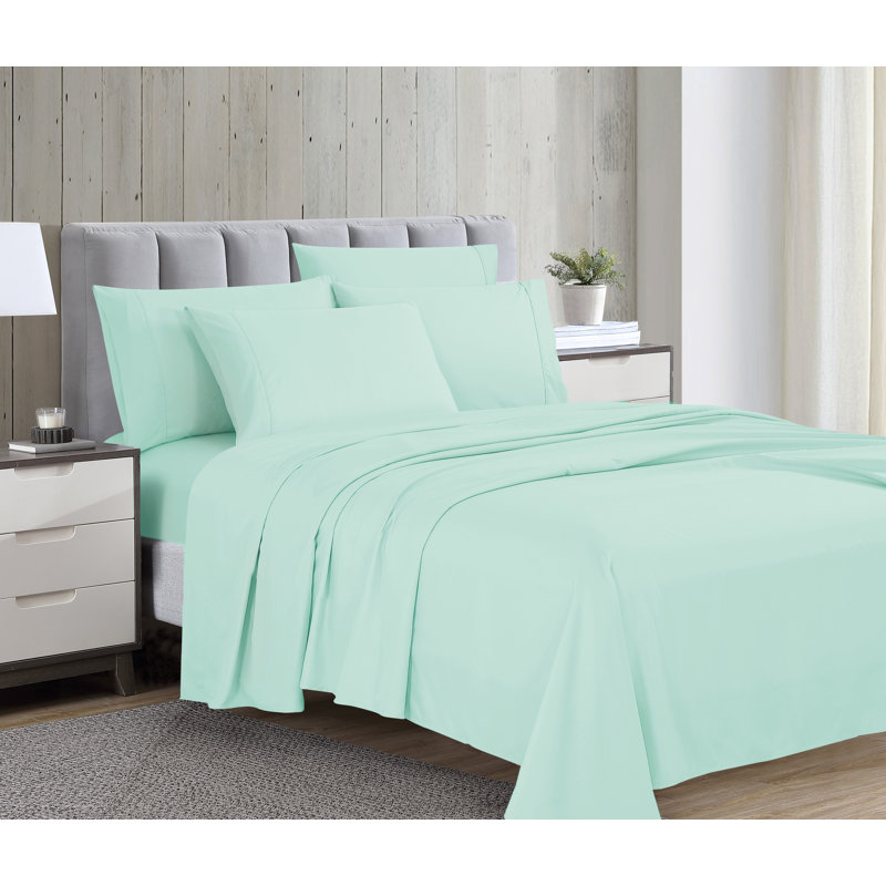 Swift Home Ultra-Soft 6-Piece Sheet Set with Extra Pillowcases - Essential 1800 Series Microfiber - Fits Mattress up to 14" Tall - Peach Fuzz, Durable, Easy Care