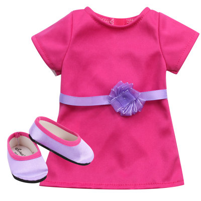 Vinyl Doll in Dress and Satin Shoes