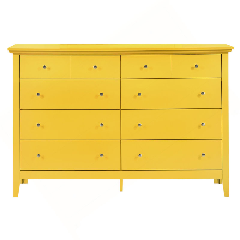 Commode de rangement jaune Cheerful pour espaces modernes