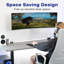 Support mural blanc pour moniteur unique