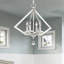 Lustre géométrique à 4 lumières avec détails en cristal Djanae-1257105652