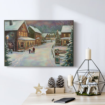 Christmas Holiday Arts - Toile tendue avec châssis