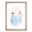 Branches of Red Berries in Abstract - Picture Frame Painting Print-55679222-55679227