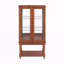 Vitrine lumineuse avec espace de rangement ouvert-133156100