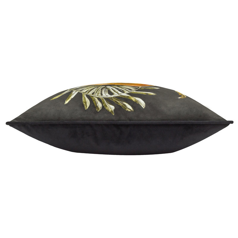 Tonto Abstract Square Throw Cushion, Black/Yellow/Green/Orange/White Abstract