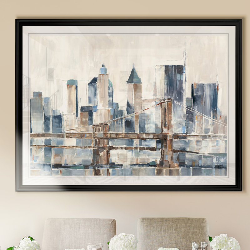 « blue hour i », impression sur toile, H 30,5 po x l 42,5 po x P 1,5 po, Noir