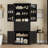 Elegant Wooden Storage Cabinet with Adjustable Shelves and Anti-Tipping Devices Perfect for Organized Living Spaces-978390666