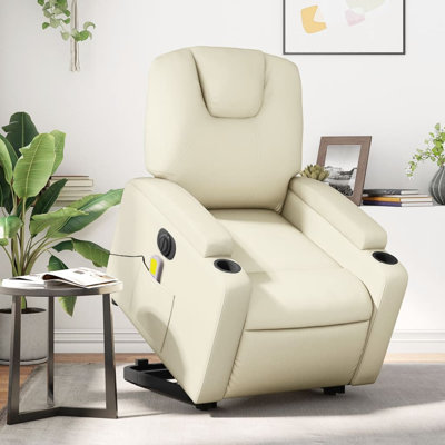 Fauteuil de massage en faux cuir