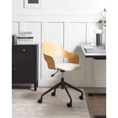 Linen Office Chair