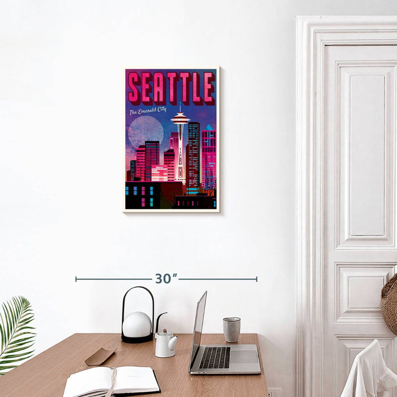 The Emerald City Seattle, H 24 po x l 16 po