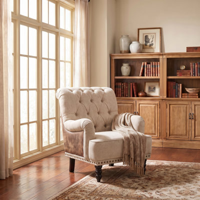 Erithon 31.5" Wide Upholstered Wingback Accent Chair