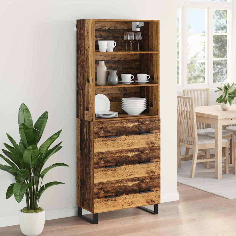 69.5cm Sideboard, Old Wood