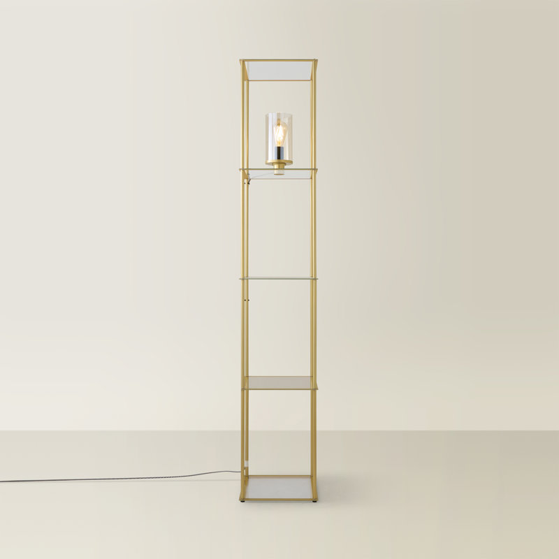 Reselva 169cm Traditional Floor Lamp, Gold