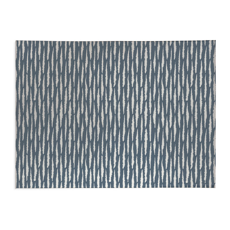 Tapis de bureau léger Scar Play, L 7 pi x L 5 pi, Bleu