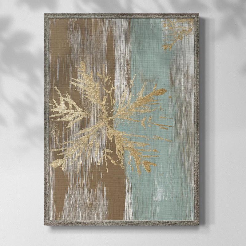 «Christmas Holiday», reproduction d'art encadrée CLXIX - bois massif, H 21 po x l 17 po