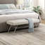 Banc contemporain tapissier Beige