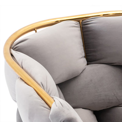 Chaises en velours Natia