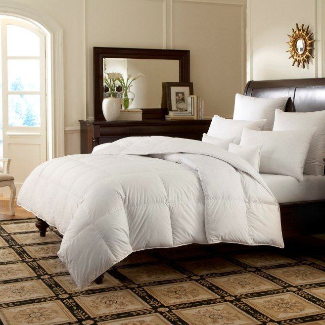 Logana Batiste 920in³/oz Fill Power All Season Goose Down Comforter, Oversize Queen