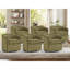 Fauteuil d'appoint contemporain pivotant de 24,4 po avec repose-pieds-492294712