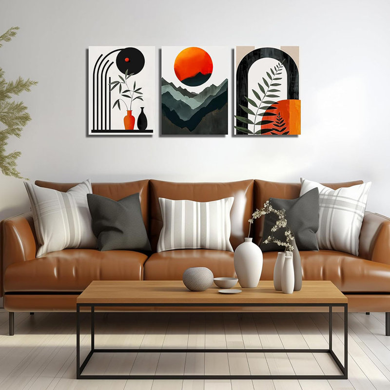 3 Piece Wrapped Canvas Wall Art