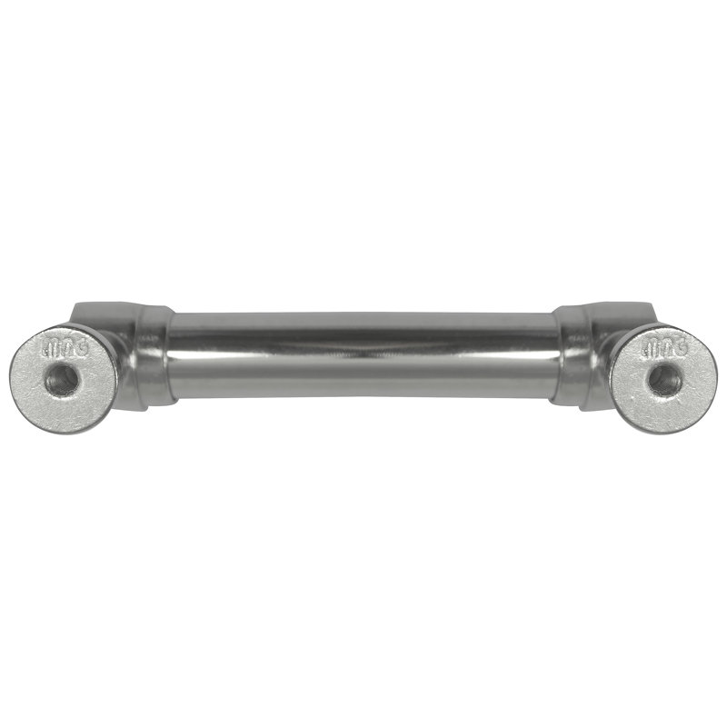 Poignée barre 5" centrée Precision, Nickel poli