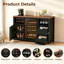 Armoire-bar 53 po avec réfrigérateur et porte-bouteilles L 53 po-1776798084