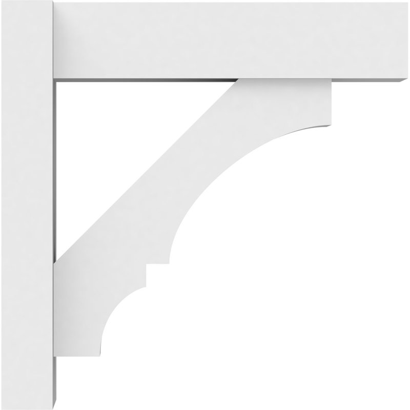L 5 po x P 16 po x H 16 po Balboa de qualité architecturale en PVC avec embouts de bloc, L 5 po, H 16 po x P 16 po