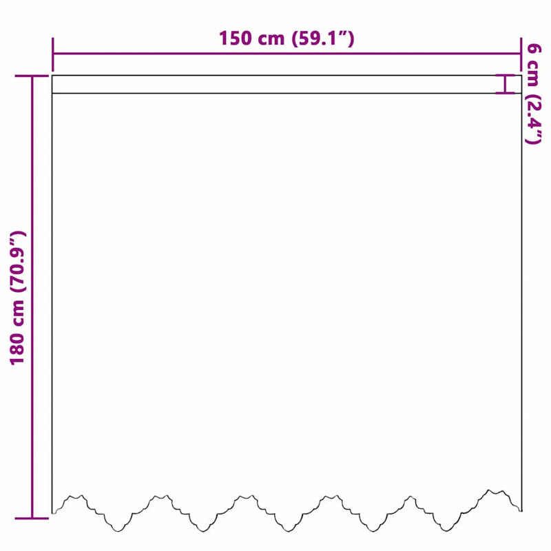 Blackout Curtain Pair, 150cm Width x 180cm Drop