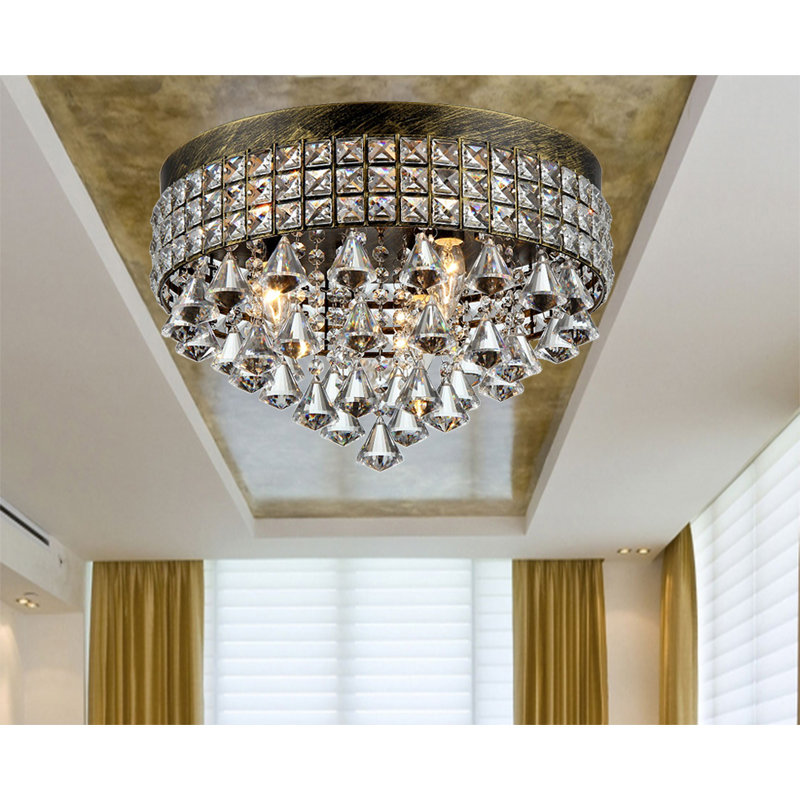 Auxvasse Crystal Flush Mount