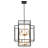 8 Light Pendant in Transitional Style - 22 Inches Wide by 28 Inches High Open Frame Cage-1019405208
