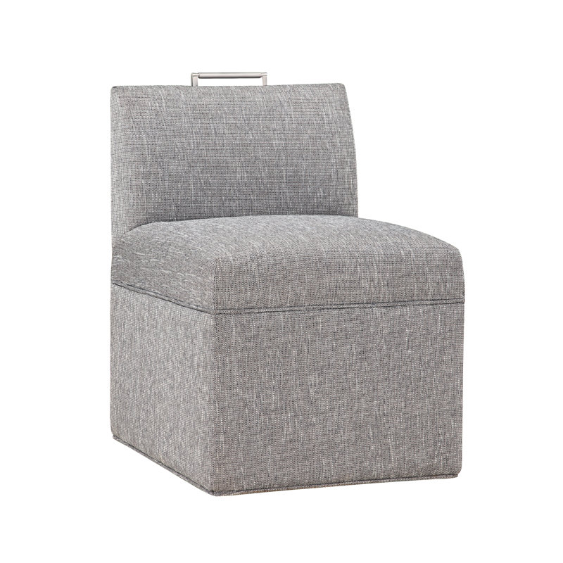 Siège de travail en tissu gris Ashen