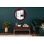 Huldar Glass Flat Wall Mirror