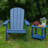 Durable All-Weather Outdoor Lounge Chair with Built-In Cup Holder-814518083