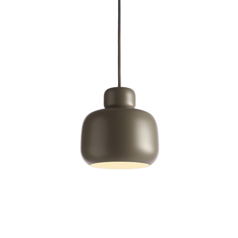 Stone Pendant (Small), Taupe