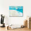 «Coastal Blues 1» par Jan Weiss, art mural sur toile, 16 po x 12 po-1111646388