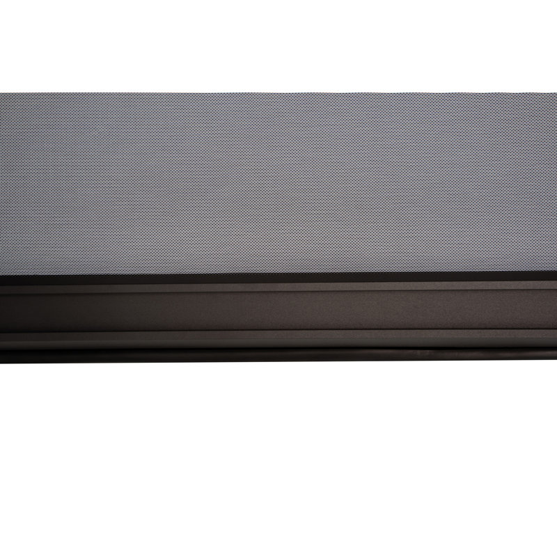 Basmah Privacy Screen, Black, 236.5 x 279.1cm